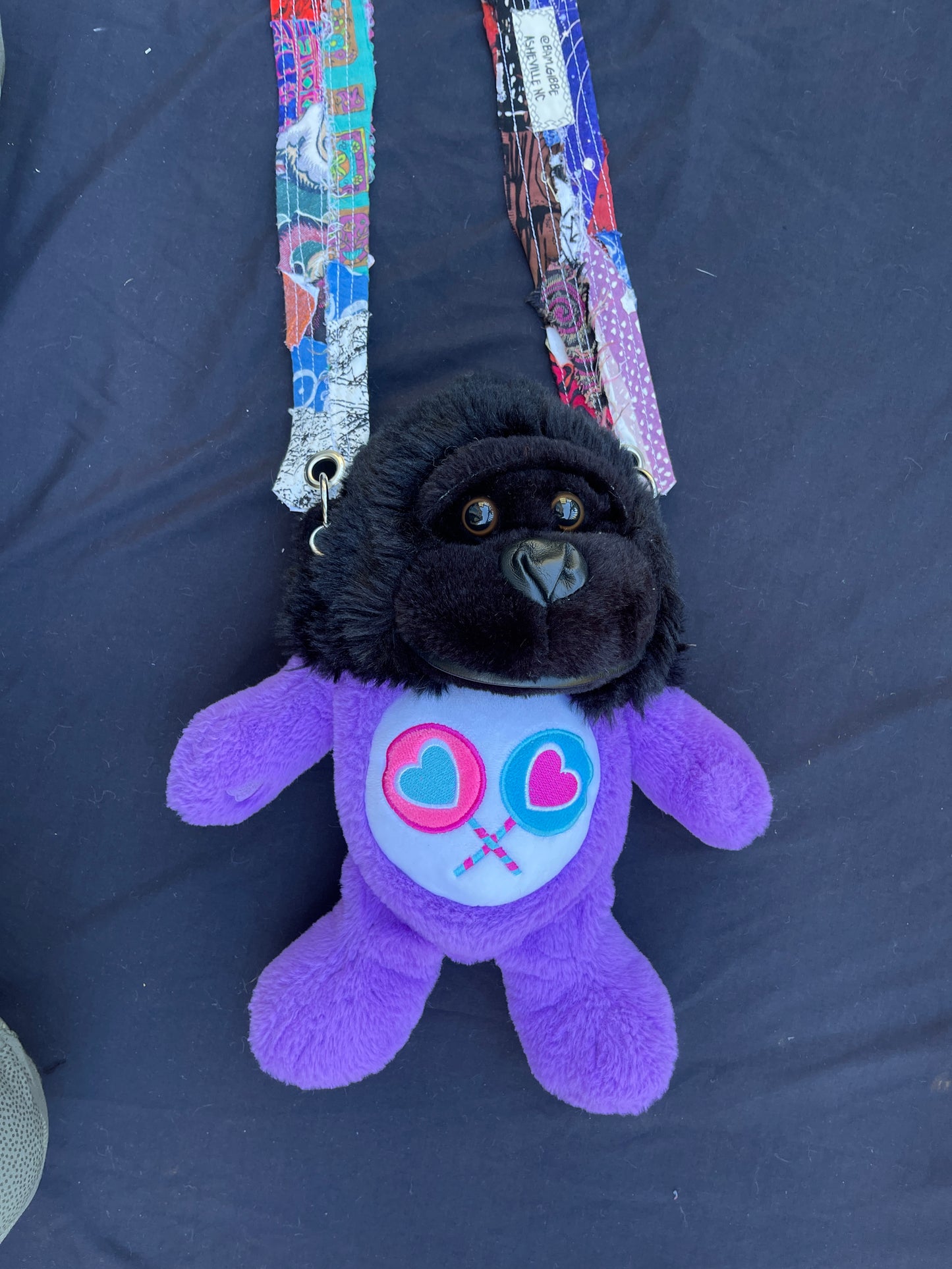 Gorilla + Care bear hybrid side bag