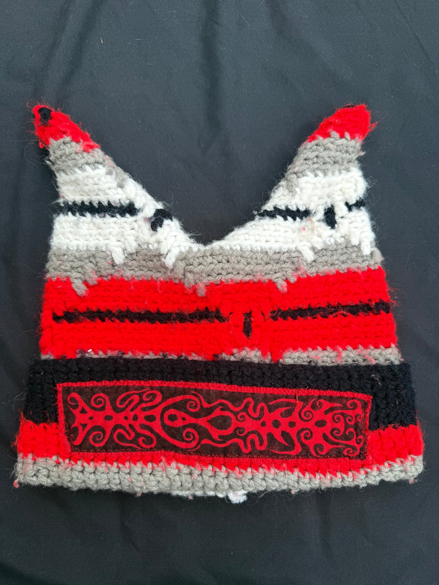 Crochet shape patch hat