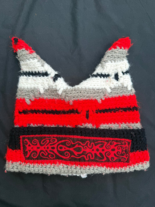 Crochet shape patch hat