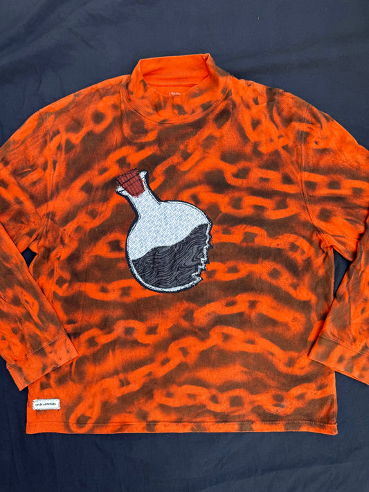 Chemical X chain spray painted shirt