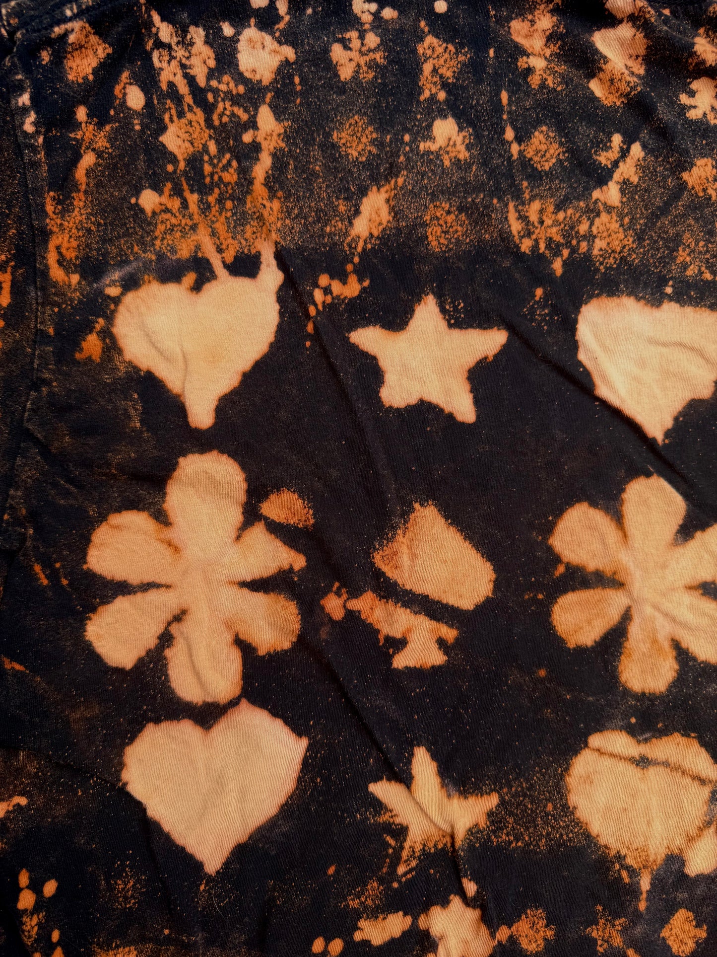 All seeing billy skull bleach dyed t shirt