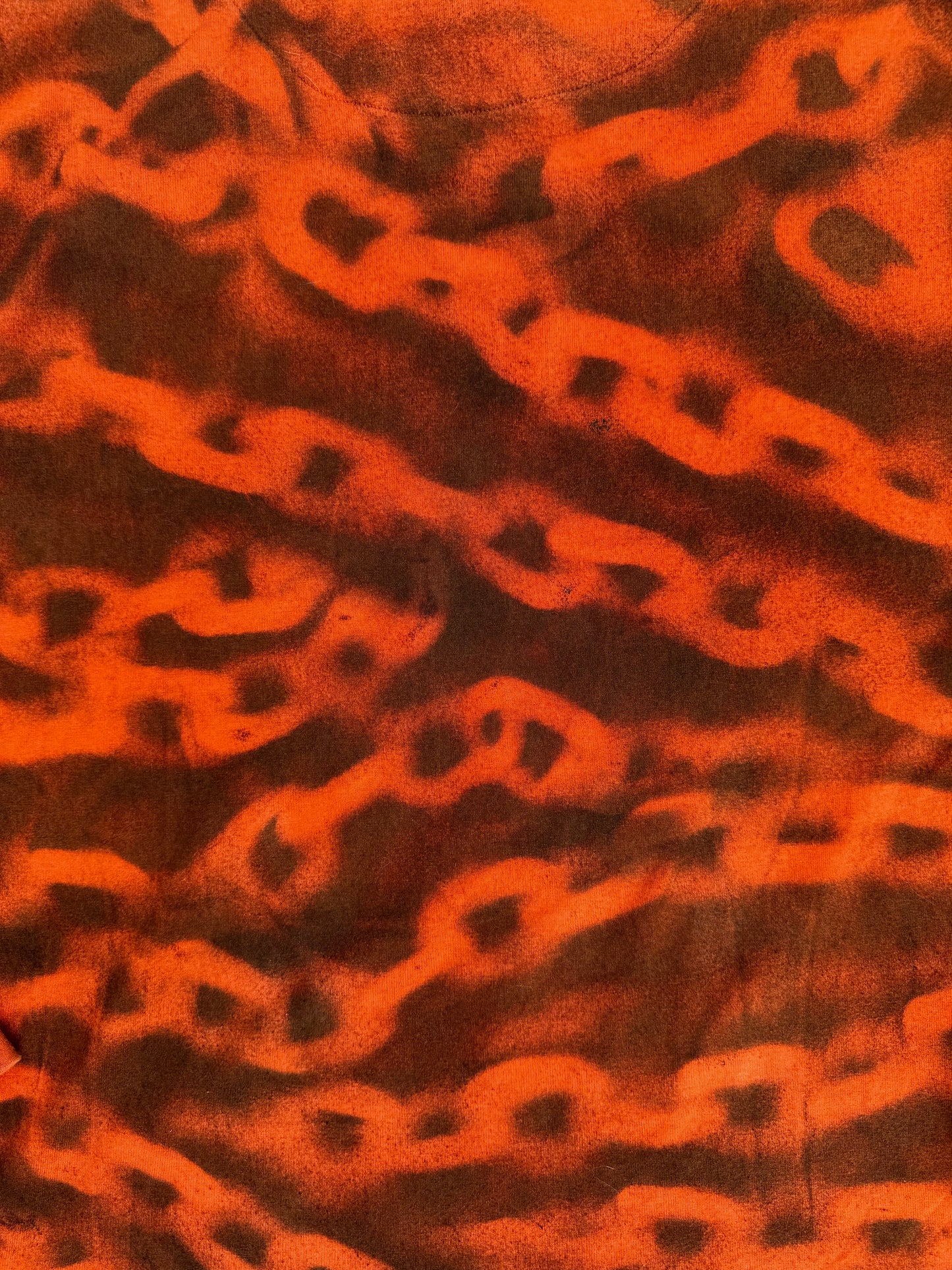 Chemical X chain spray painted shirt