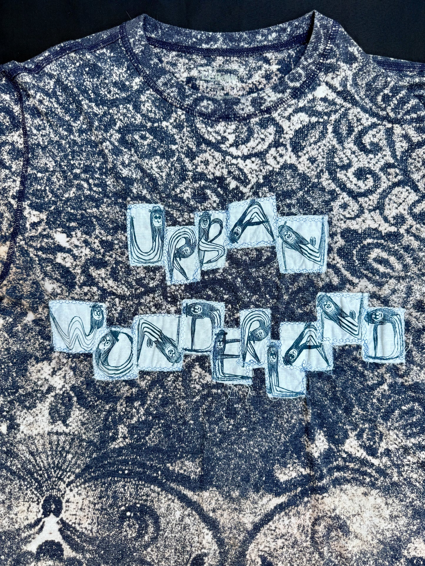 Urban wonderland bleach dyed t-shirt