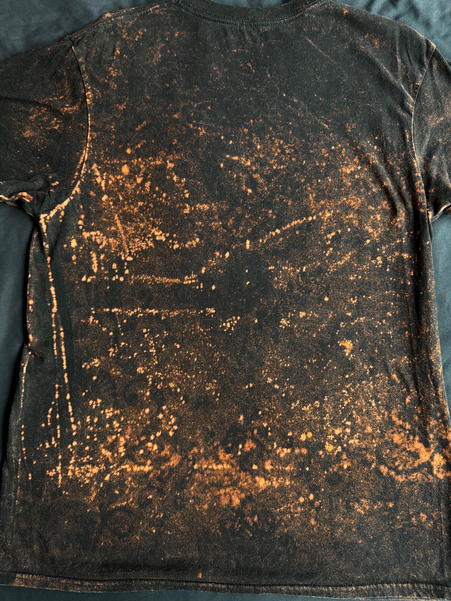 Flail bleach dyed t-shirt