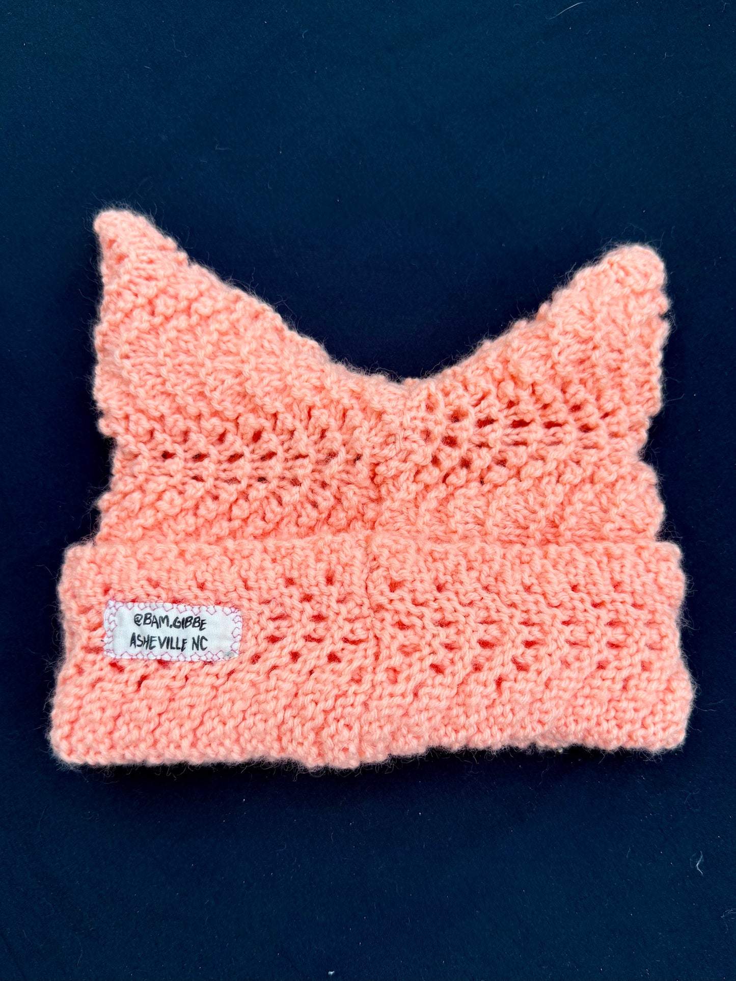 Crochet shape patch hat