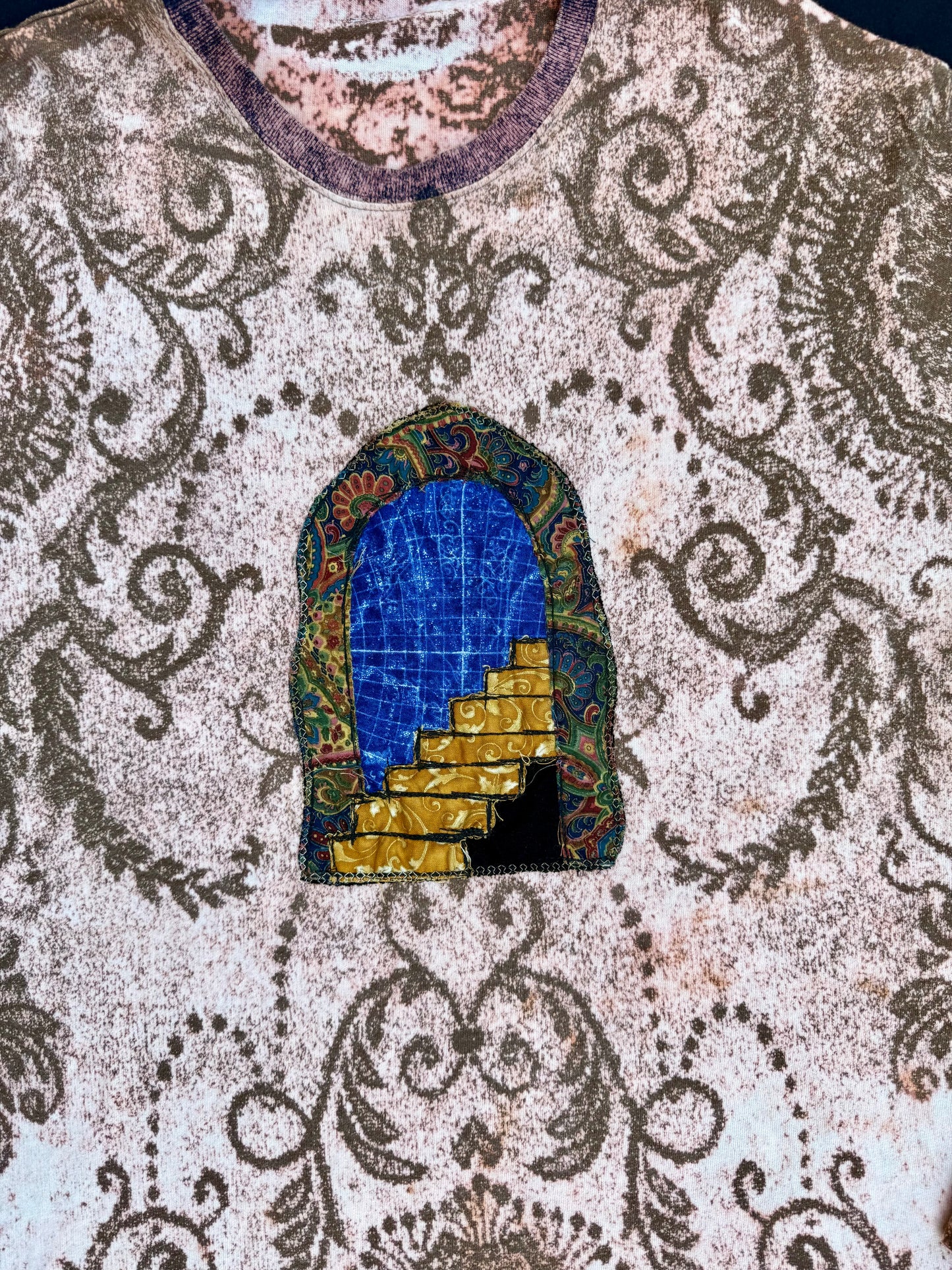 Portal bleach dyed shirt