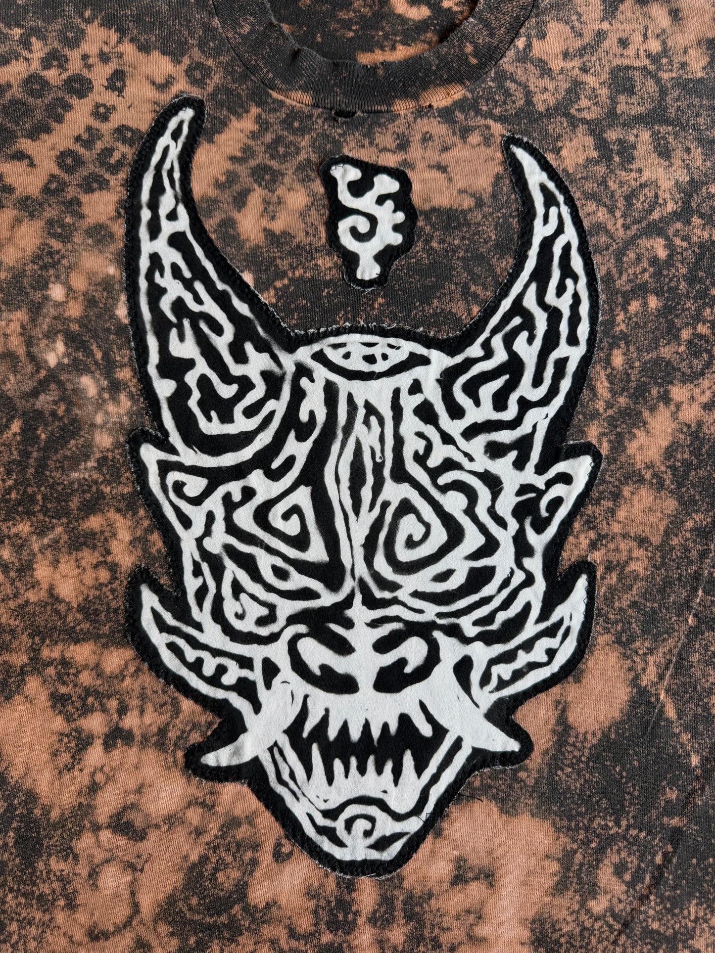 ONI bleach dyed t-shirt