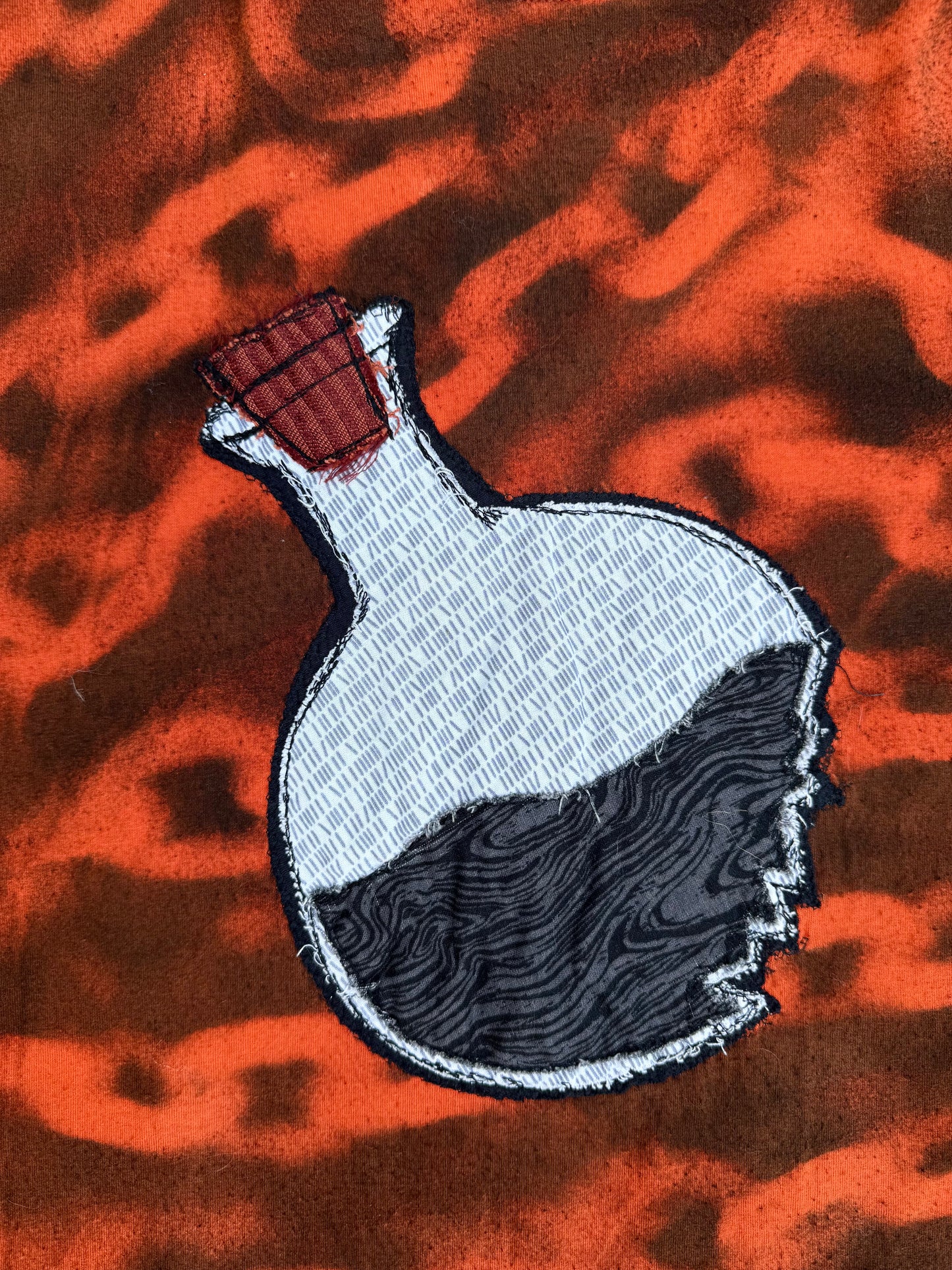 Chemical X chain spray painted shirt