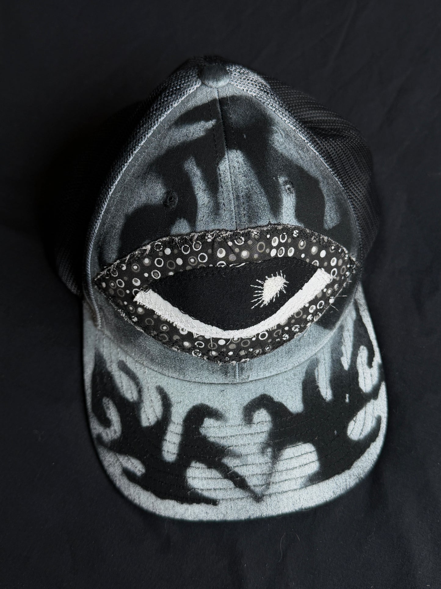 Upcycled Eyeball Shape Hat