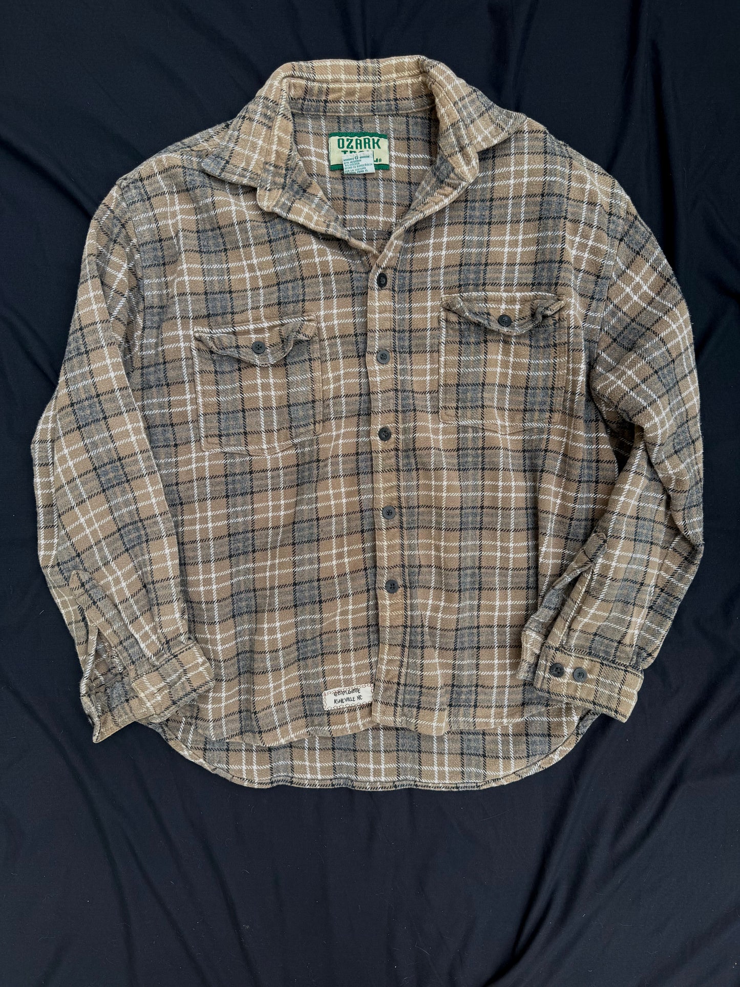 Billy goat scrap patch flannel