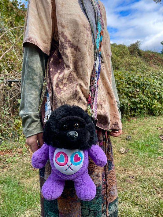Gorilla + Care bear hybrid side bag