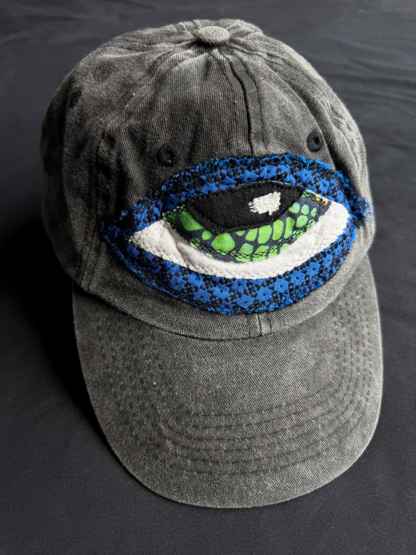 Upcycled Eyeball Shape Hat