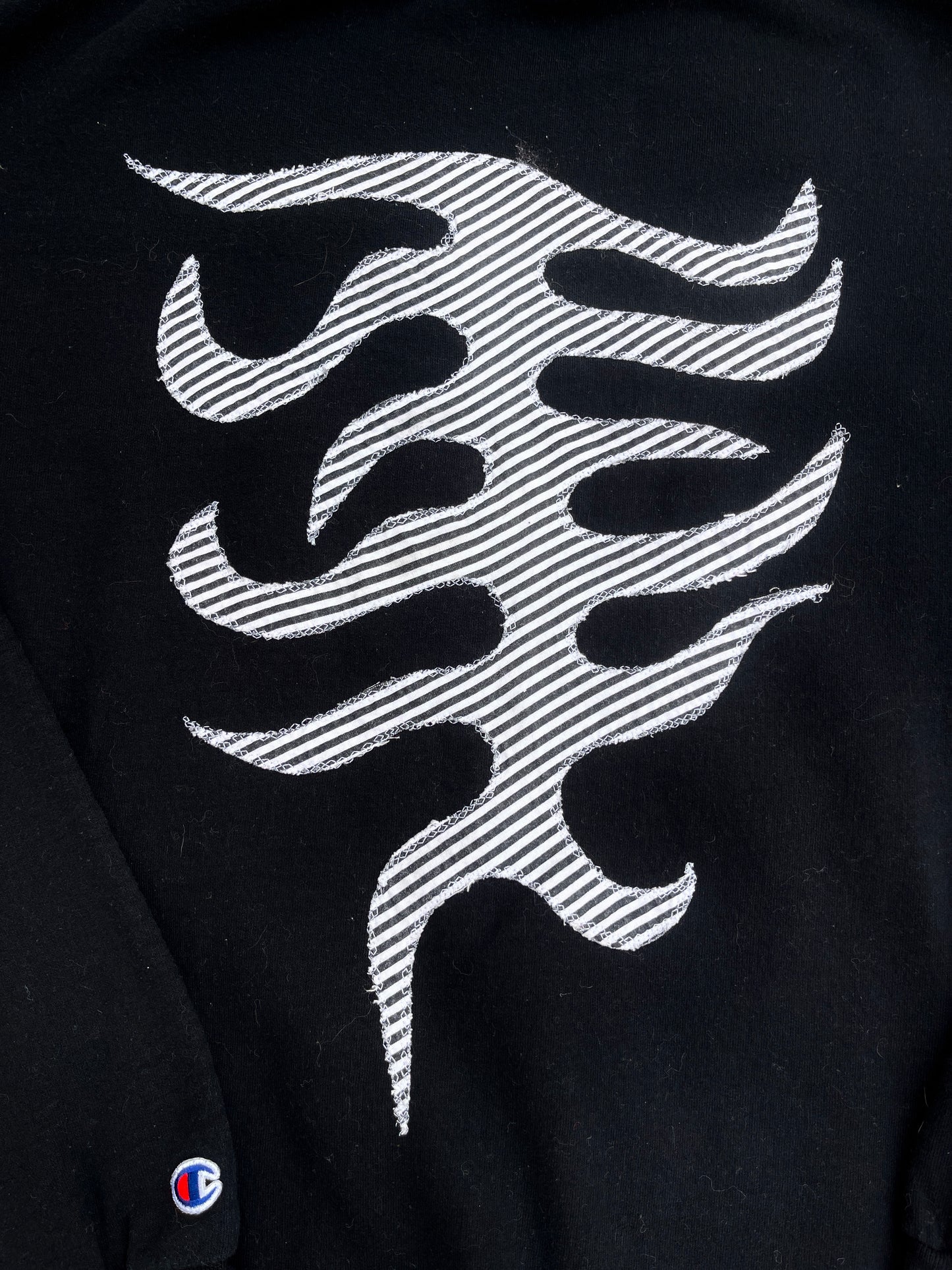 B&W butterfly + spine sweatshirt