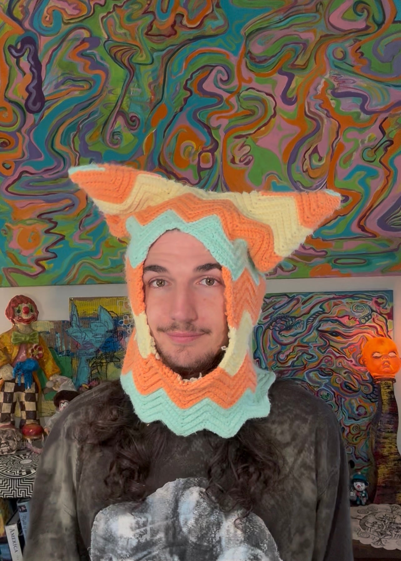 Crochet mask