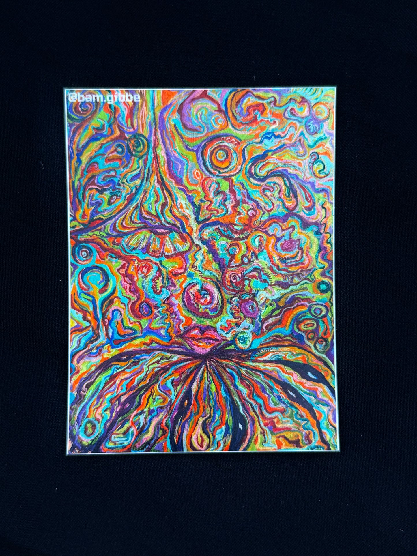 Clown of eyes sticker