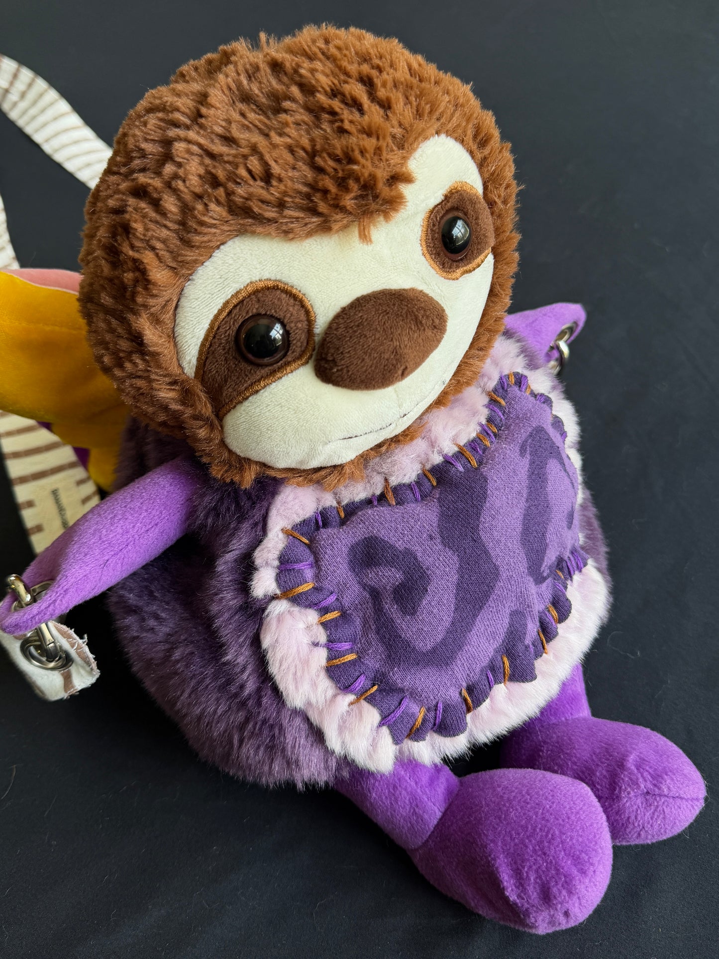 Sloth + butterfly hybrid side bag