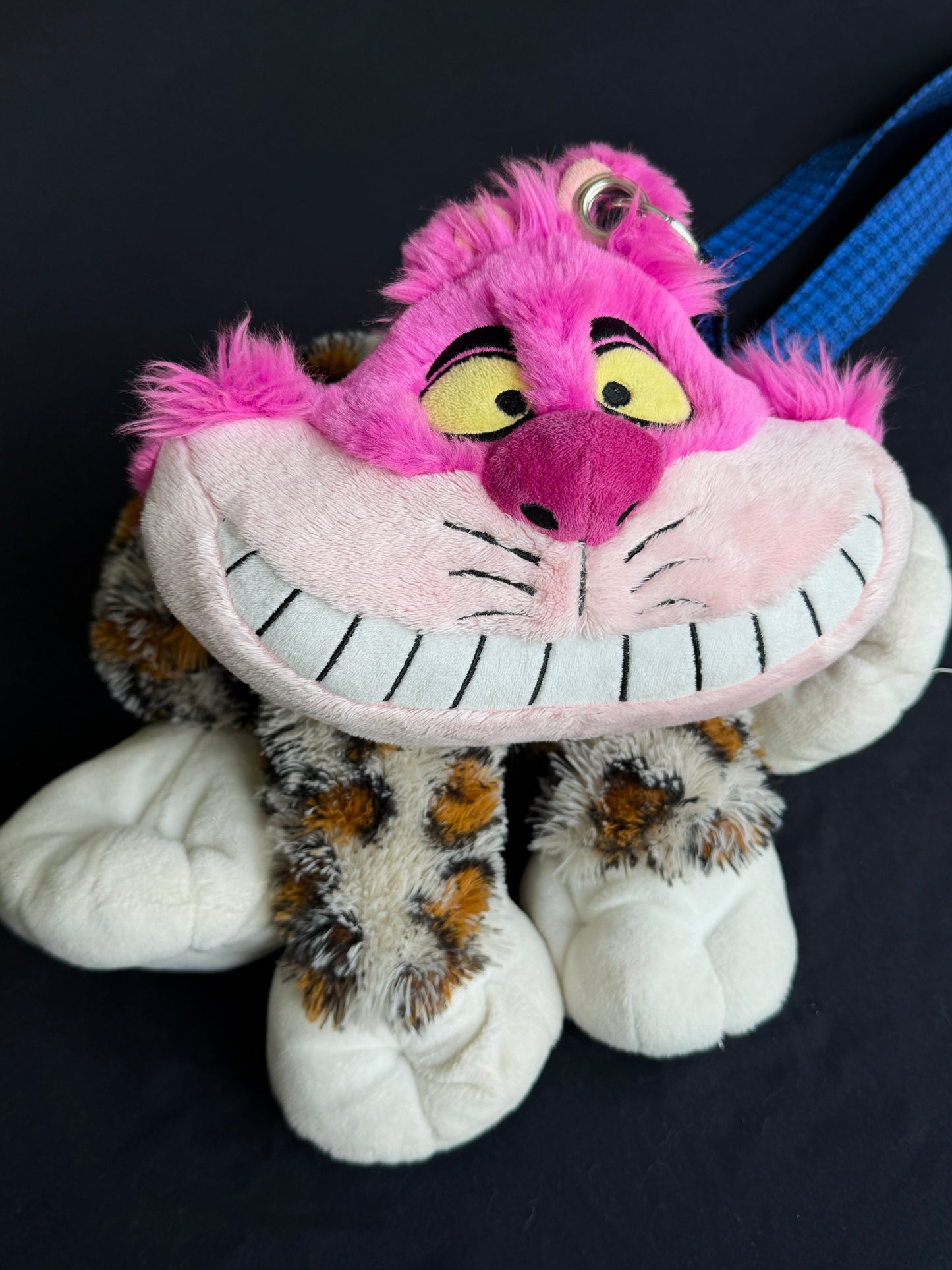 Cheshire cat + leopard hybrid side bag