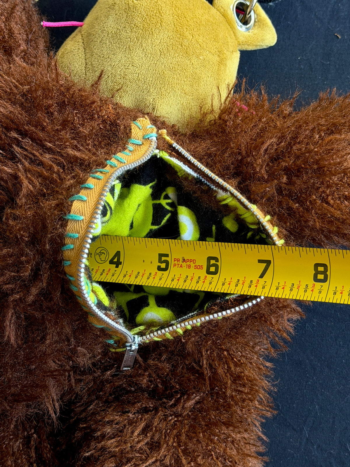 Springtrap + fluffy brown bear hybrid side bag
