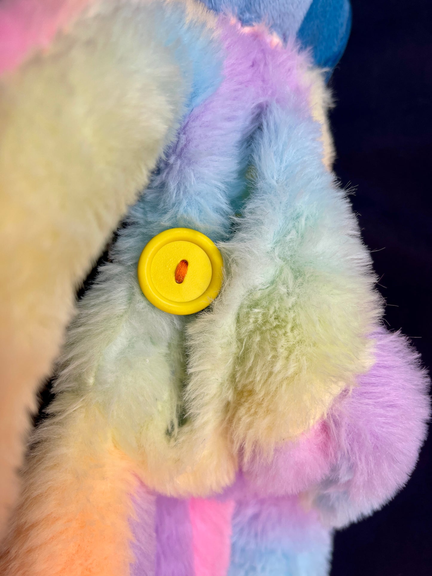 Stitch + rainbow monkey side bag