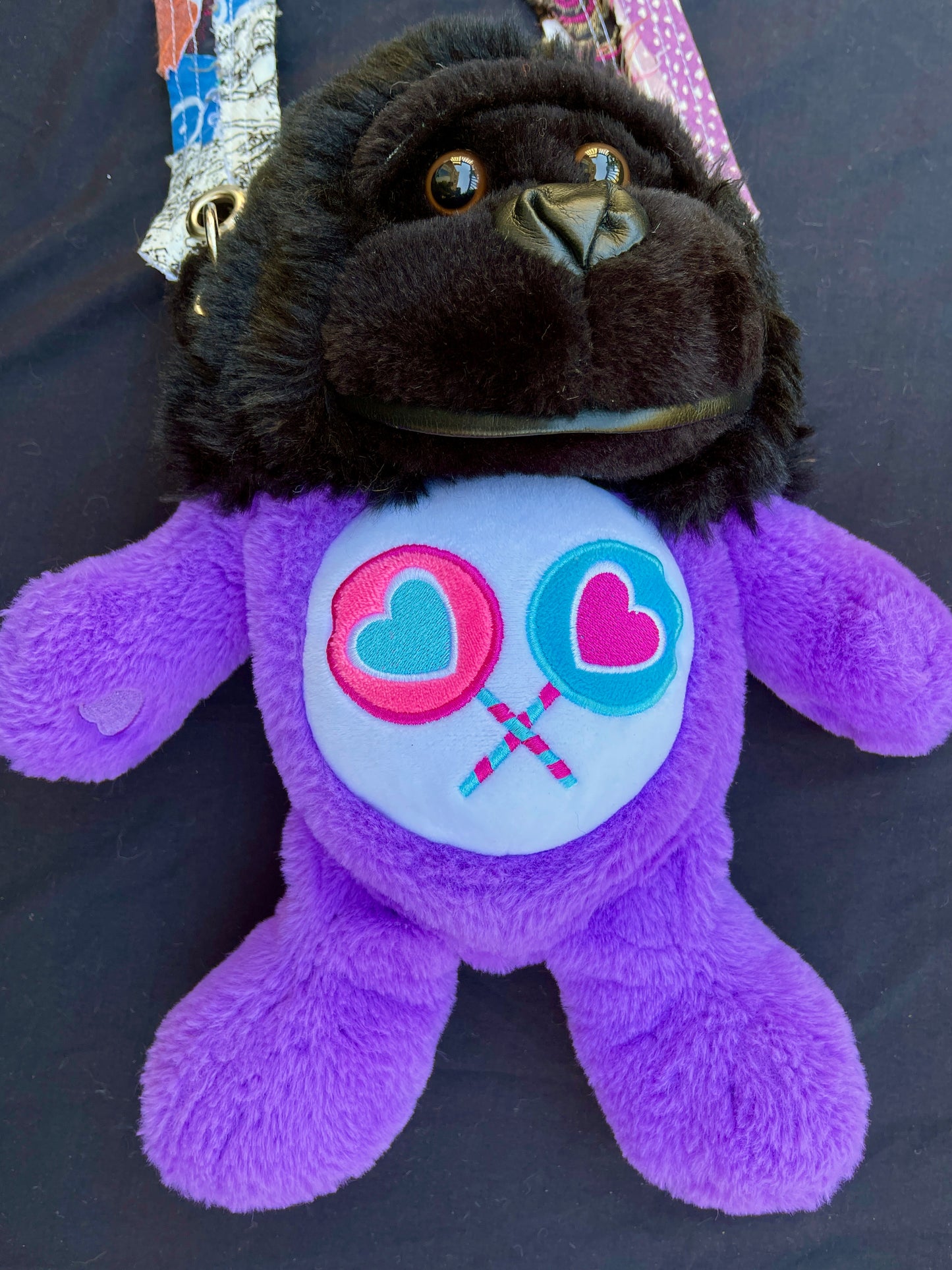 Gorilla + Care bear hybrid side bag