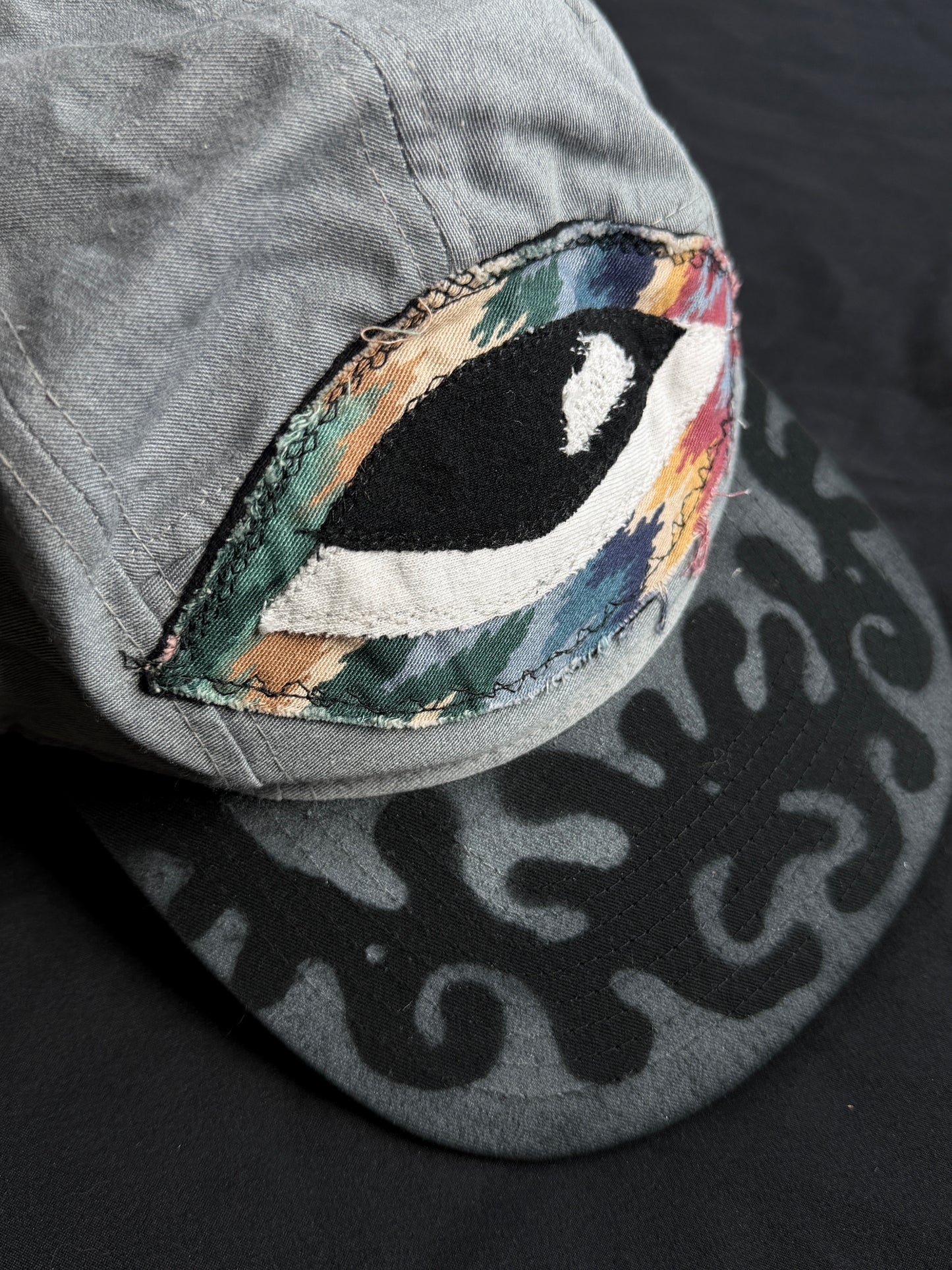 Upcycled Eyeball Shape Hat