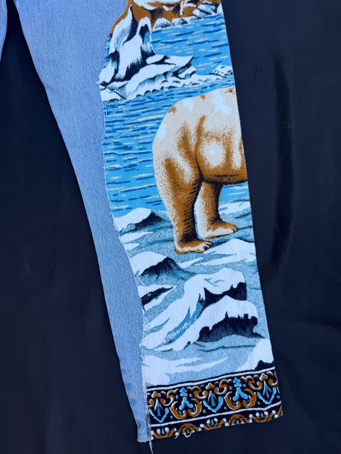 Polar bear vintage jeans