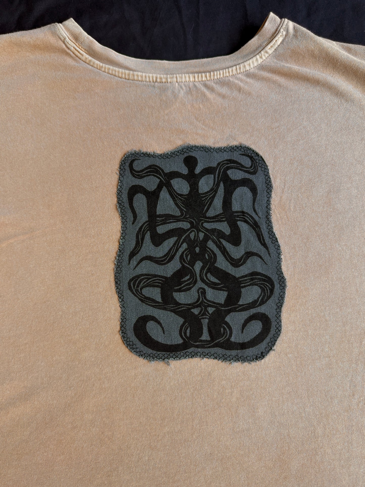 Flail + shape patch shirt
