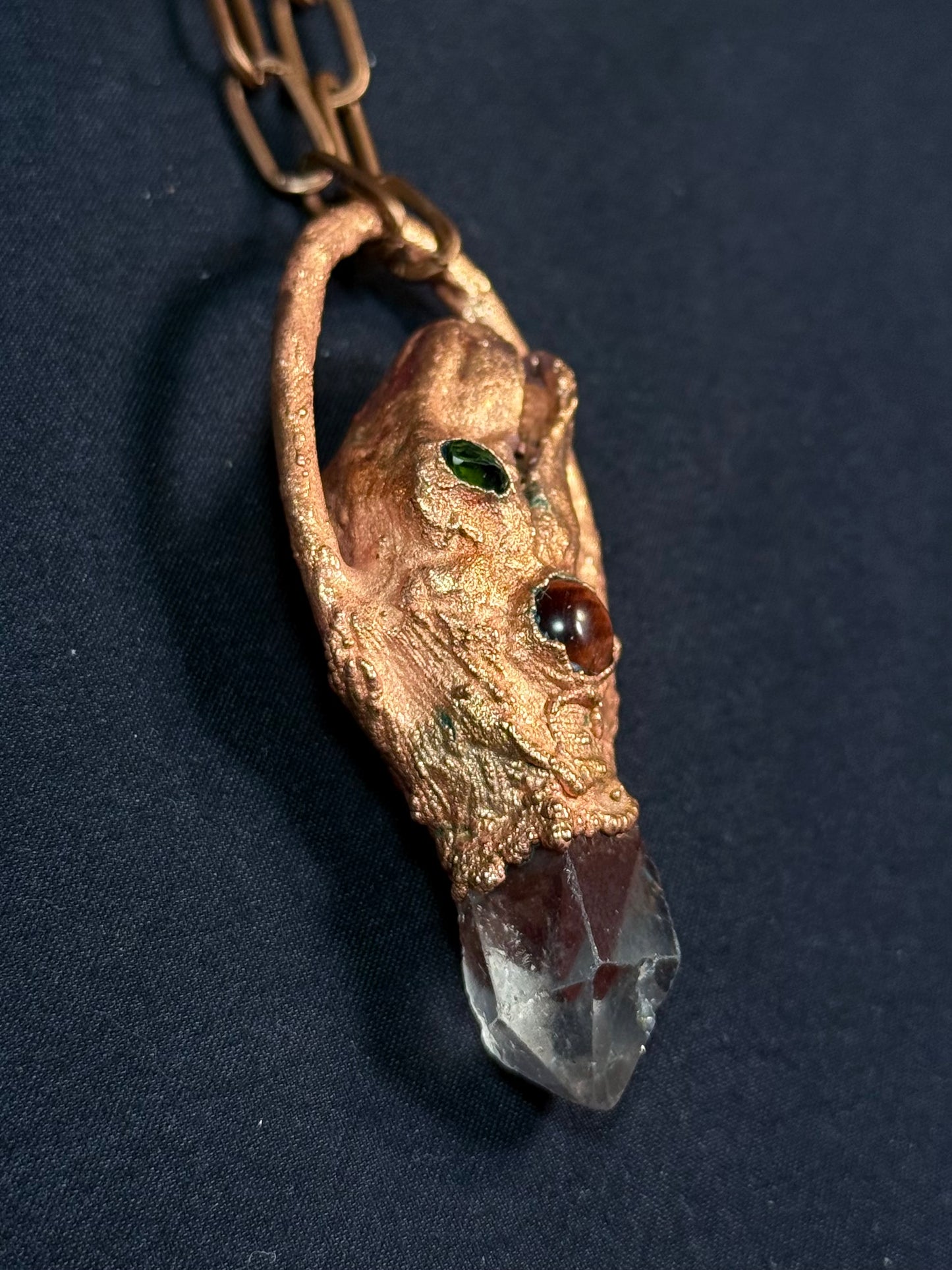 T-Rex head amulet