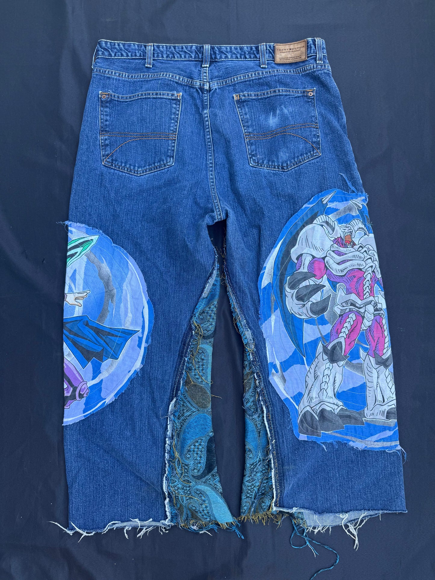 Yu-gi-oh the dark magician patch jeans