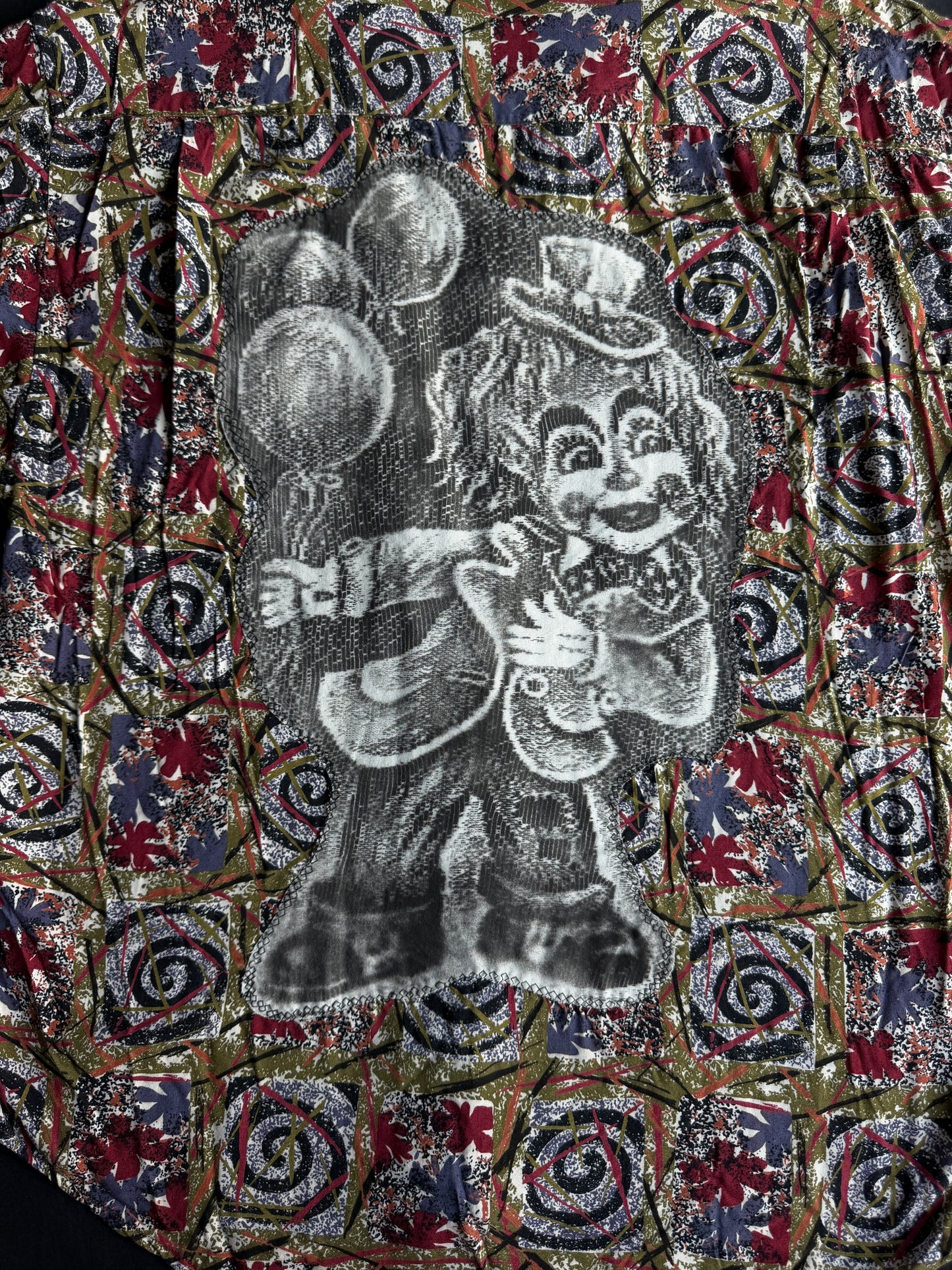 Clown button up short sleeve
