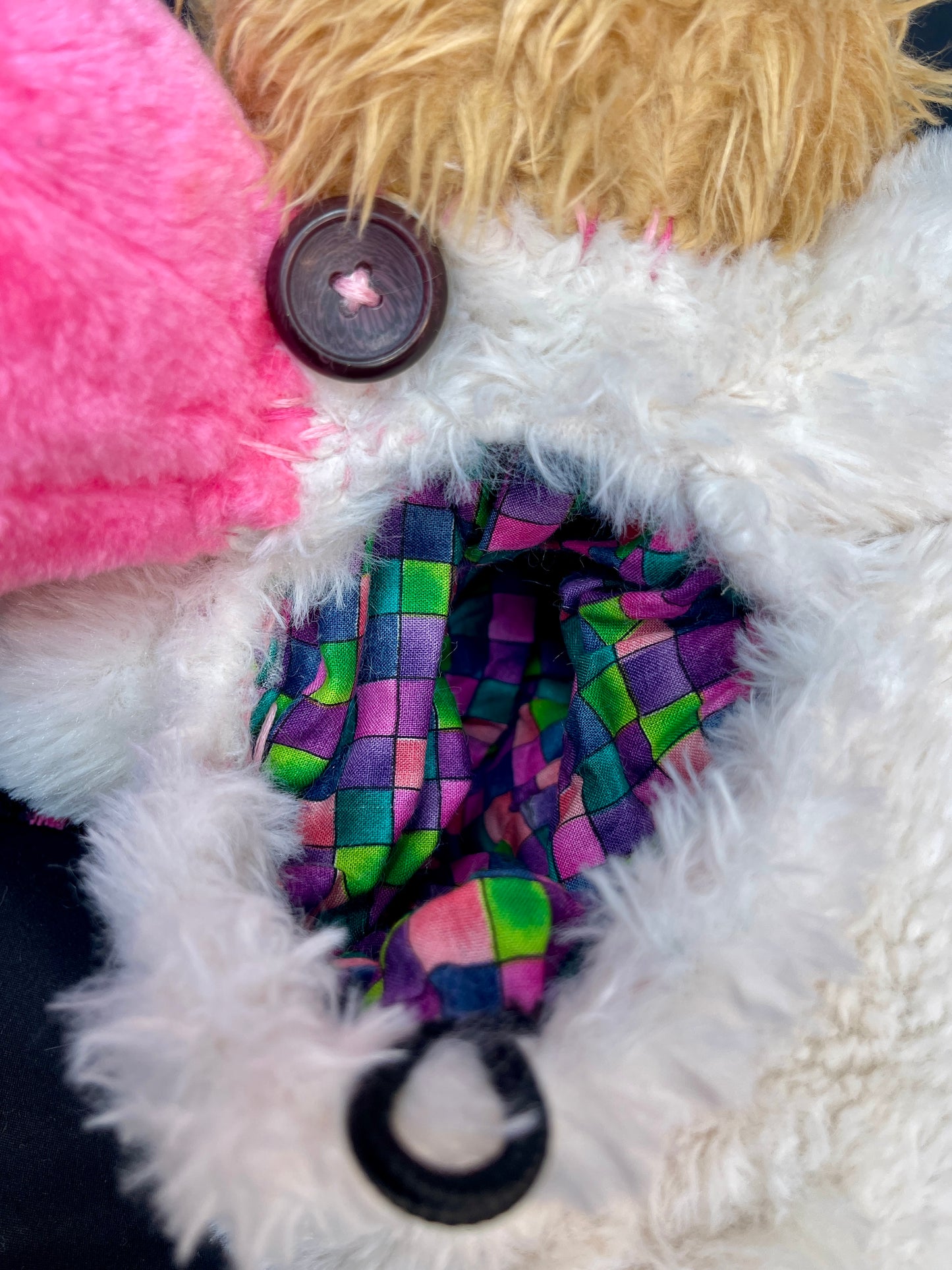 Sloth + Pink Panther + sequin bear side bag