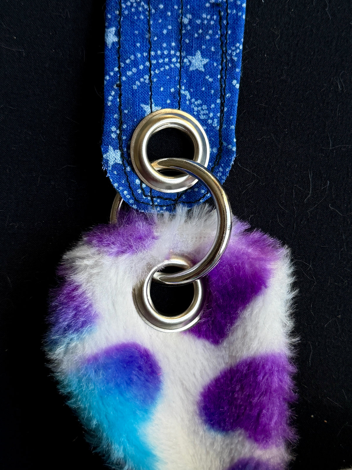 Rainbow dog + elephant hybrid side bag