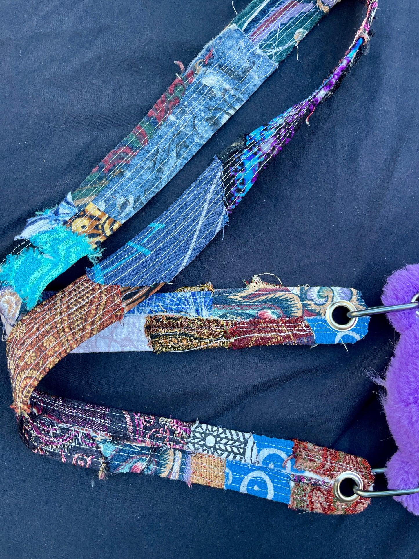 Care bear + elephant hybrid side bag