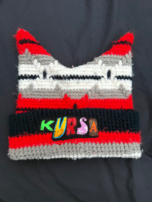 Crochet "Kursa" patch hat
