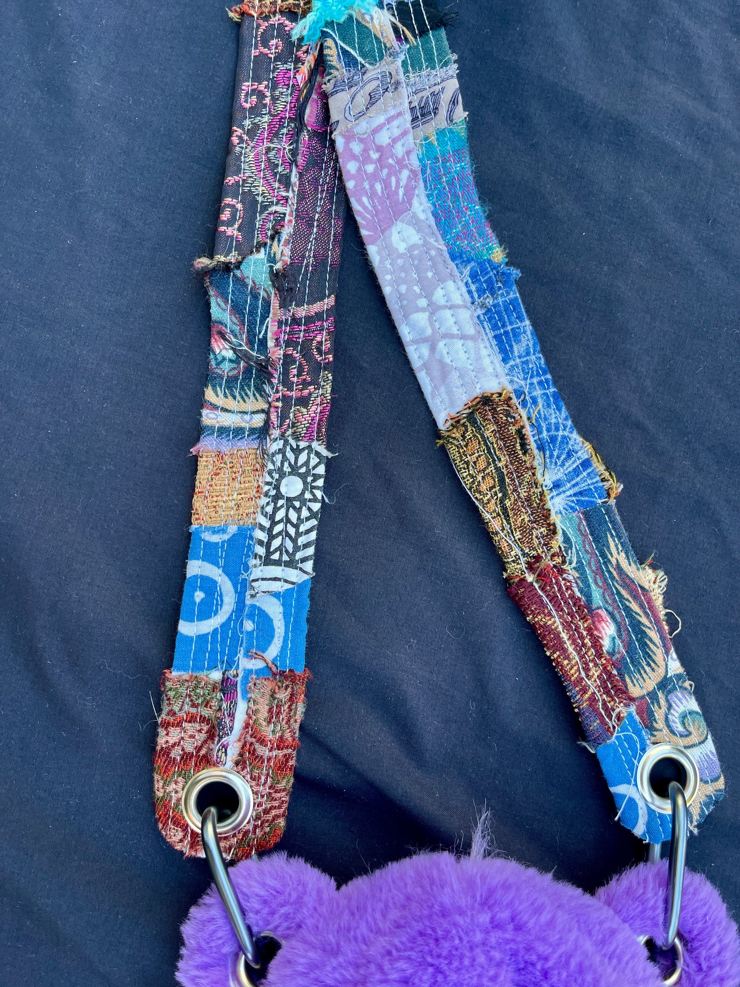 Care bear + elephant hybrid side bag