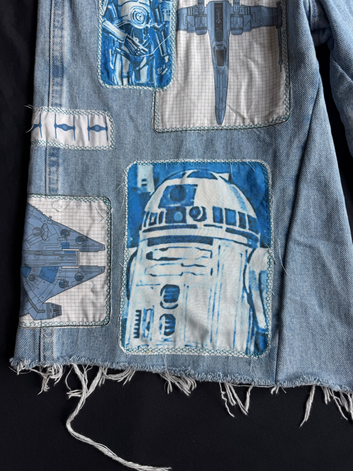 Star Wars 3/4 jean shorts