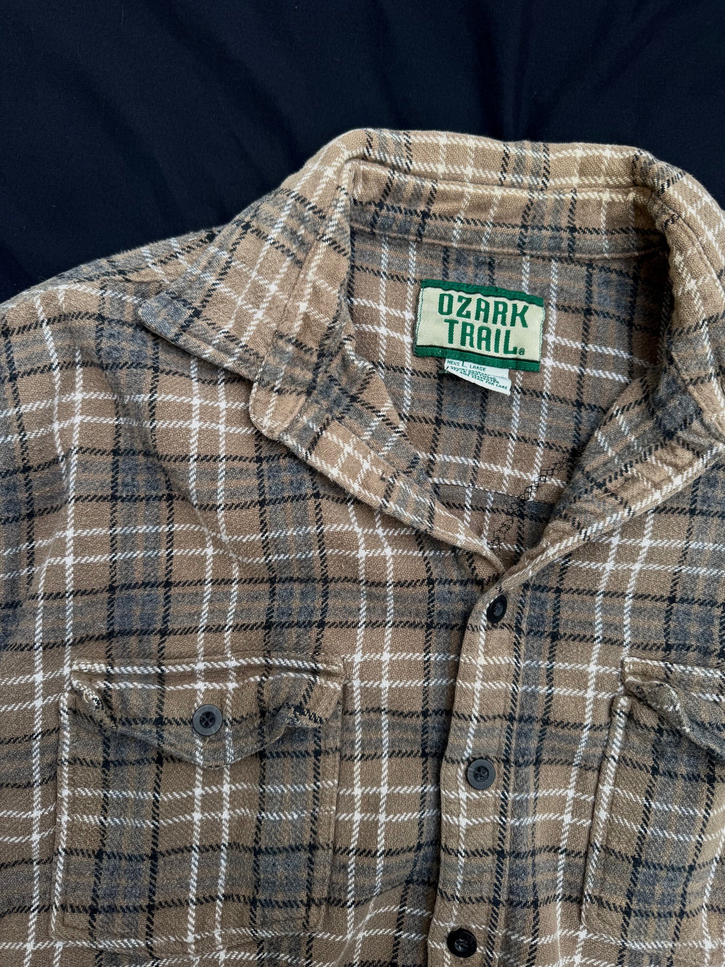 Billy goat scrap patch flannel