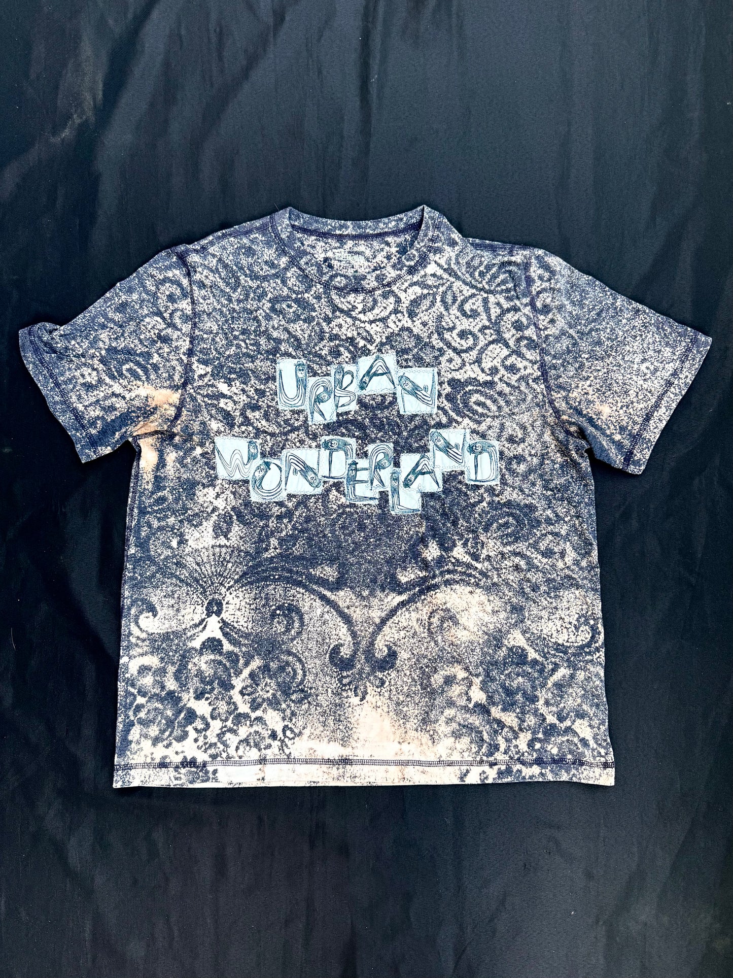 Urban wonderland bleach dyed t-shirt