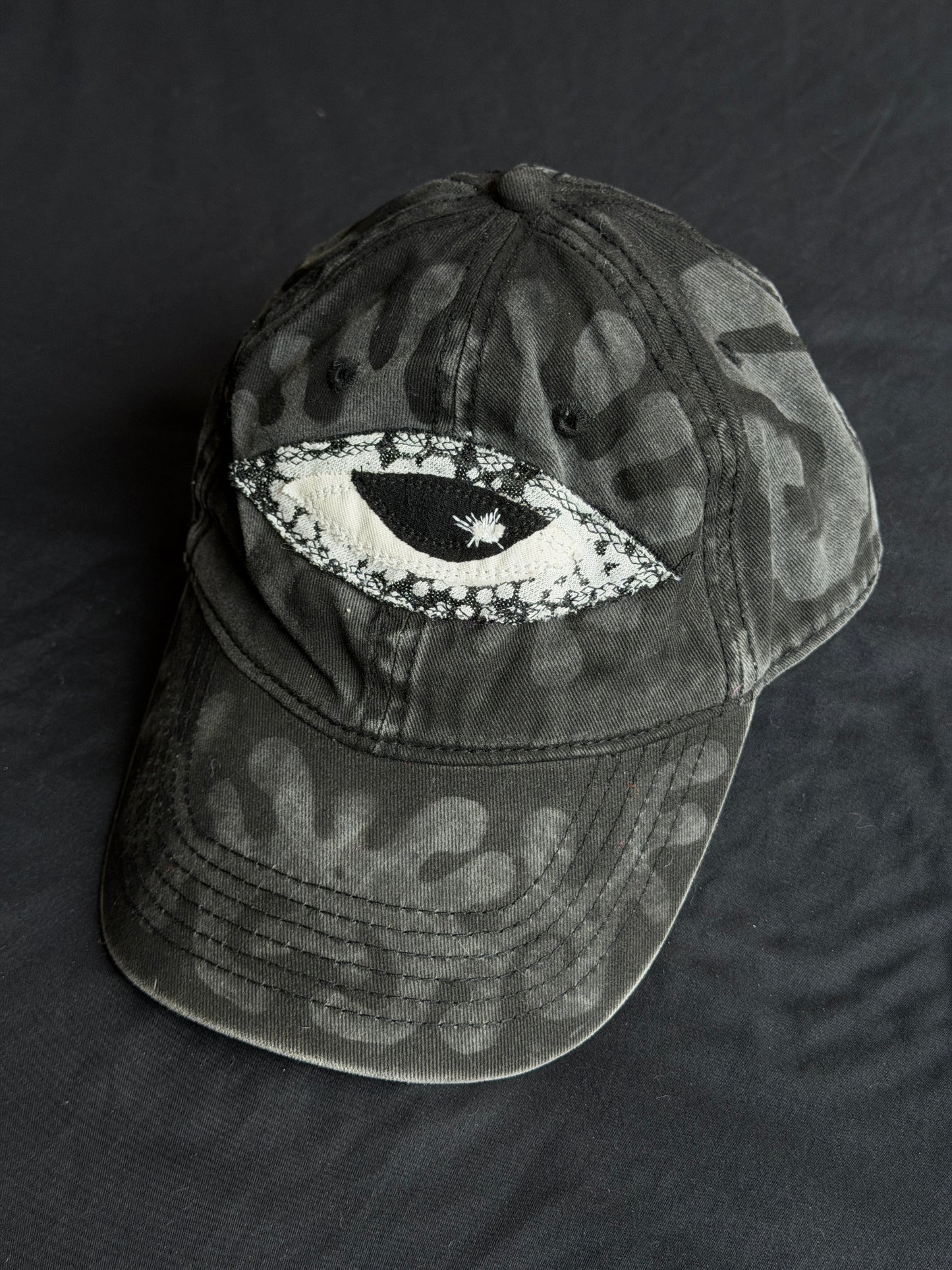 Upcycled Eyeball Shape Hat