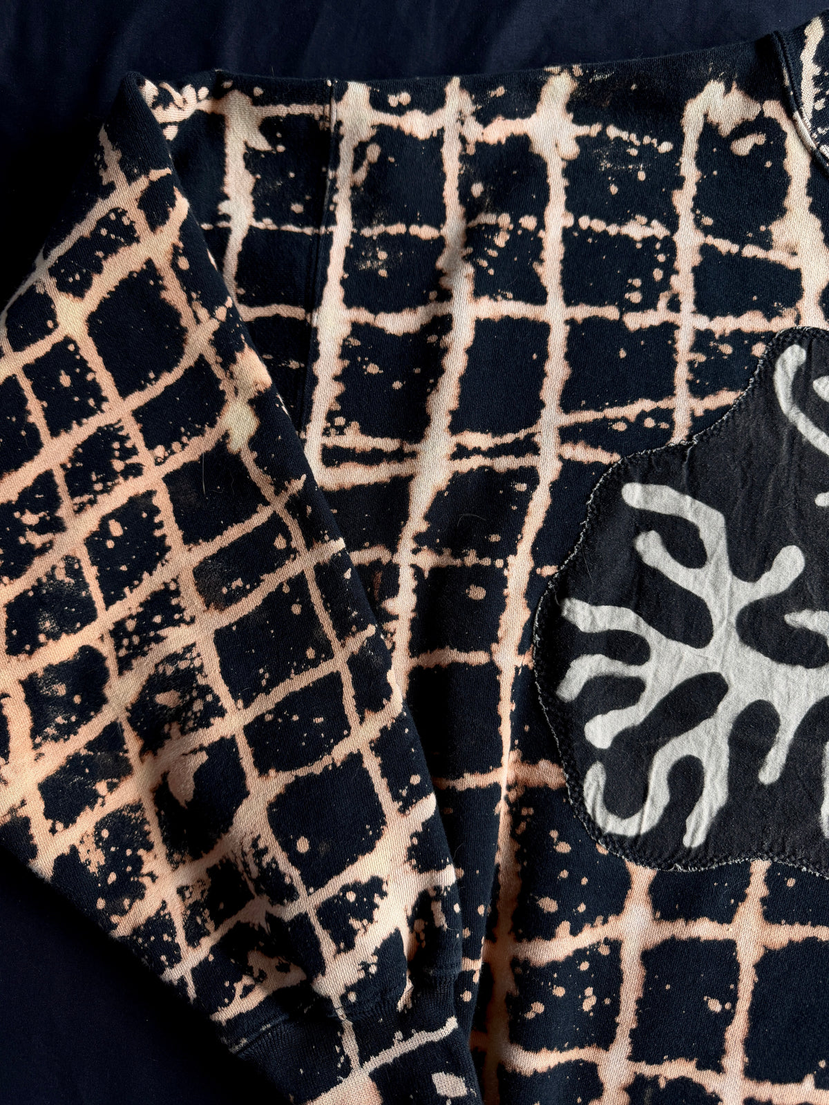 ONI bleach dyed hoodie