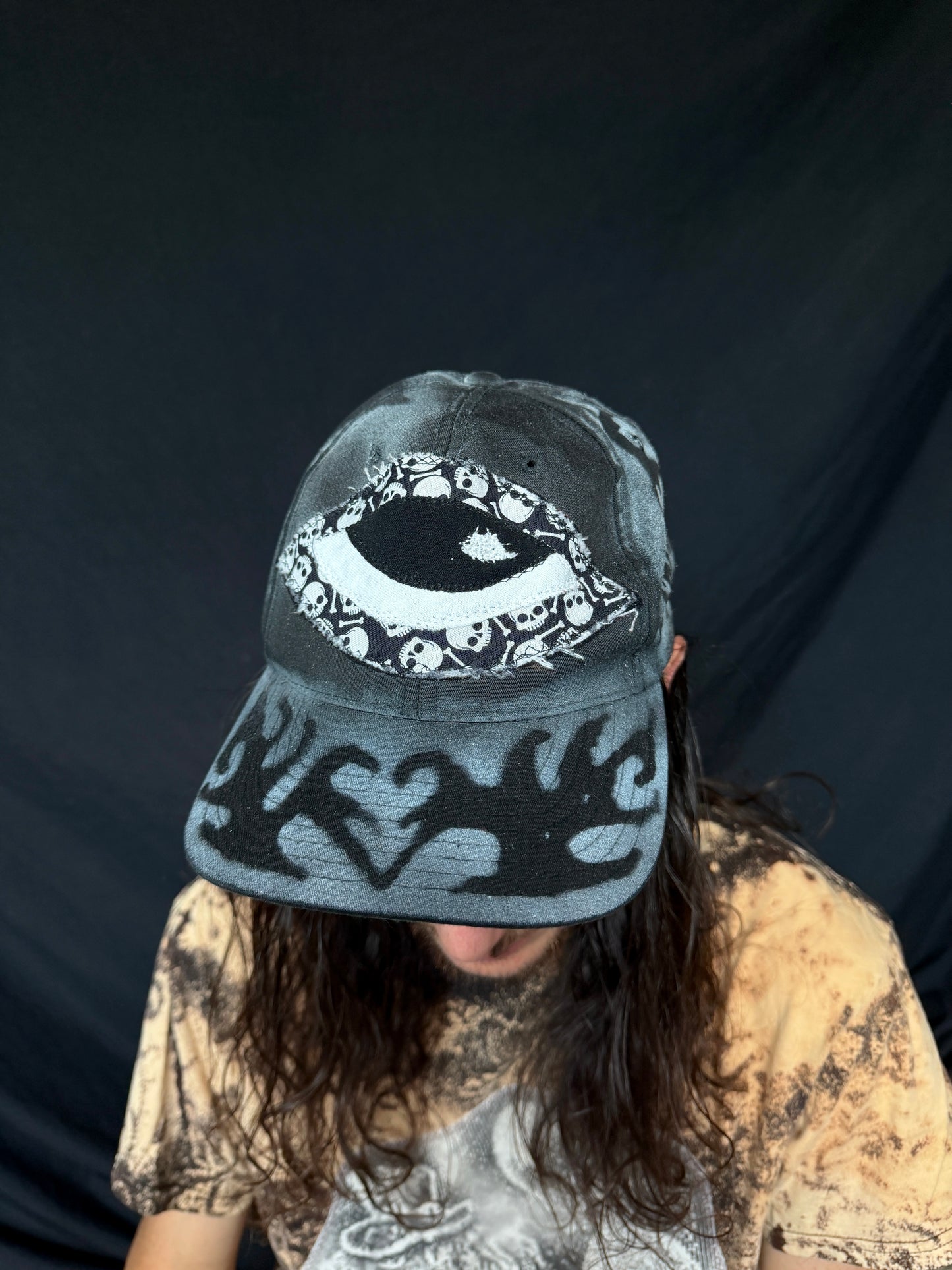 Upcycled Eyeball Sigil Hat