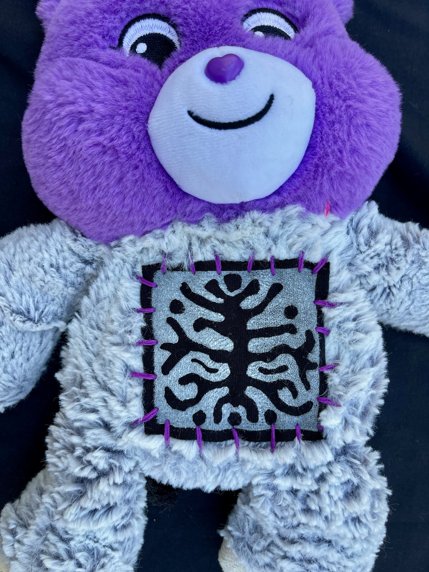 Care bear + elephant hybrid side bag