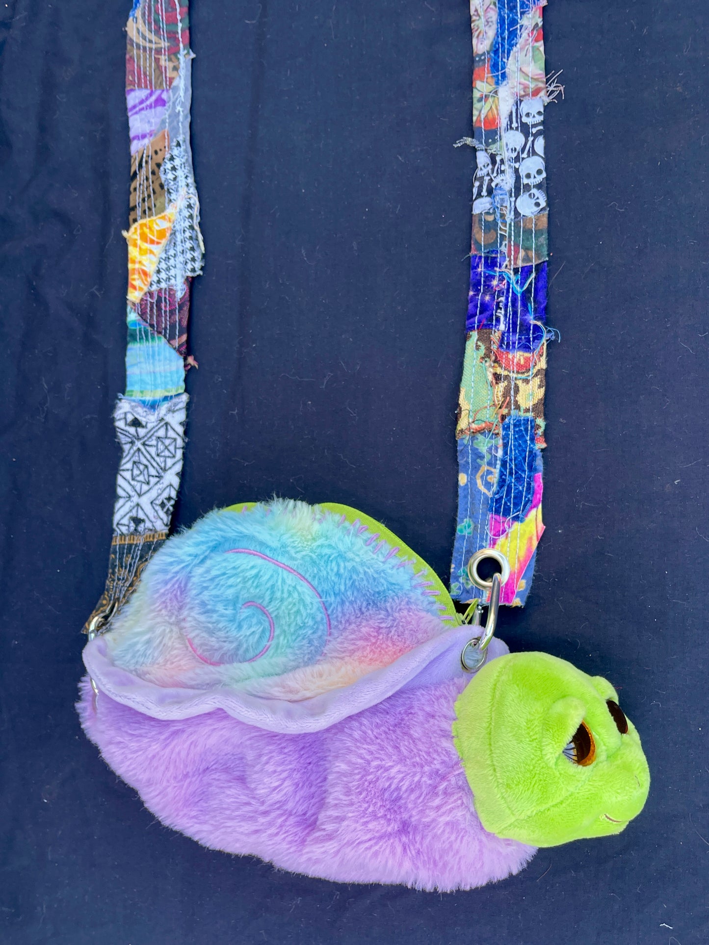 Snail + turtle hybrid side bag