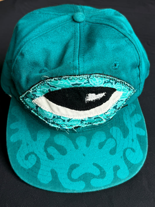 Upcycled Eyeball Sigil Hat