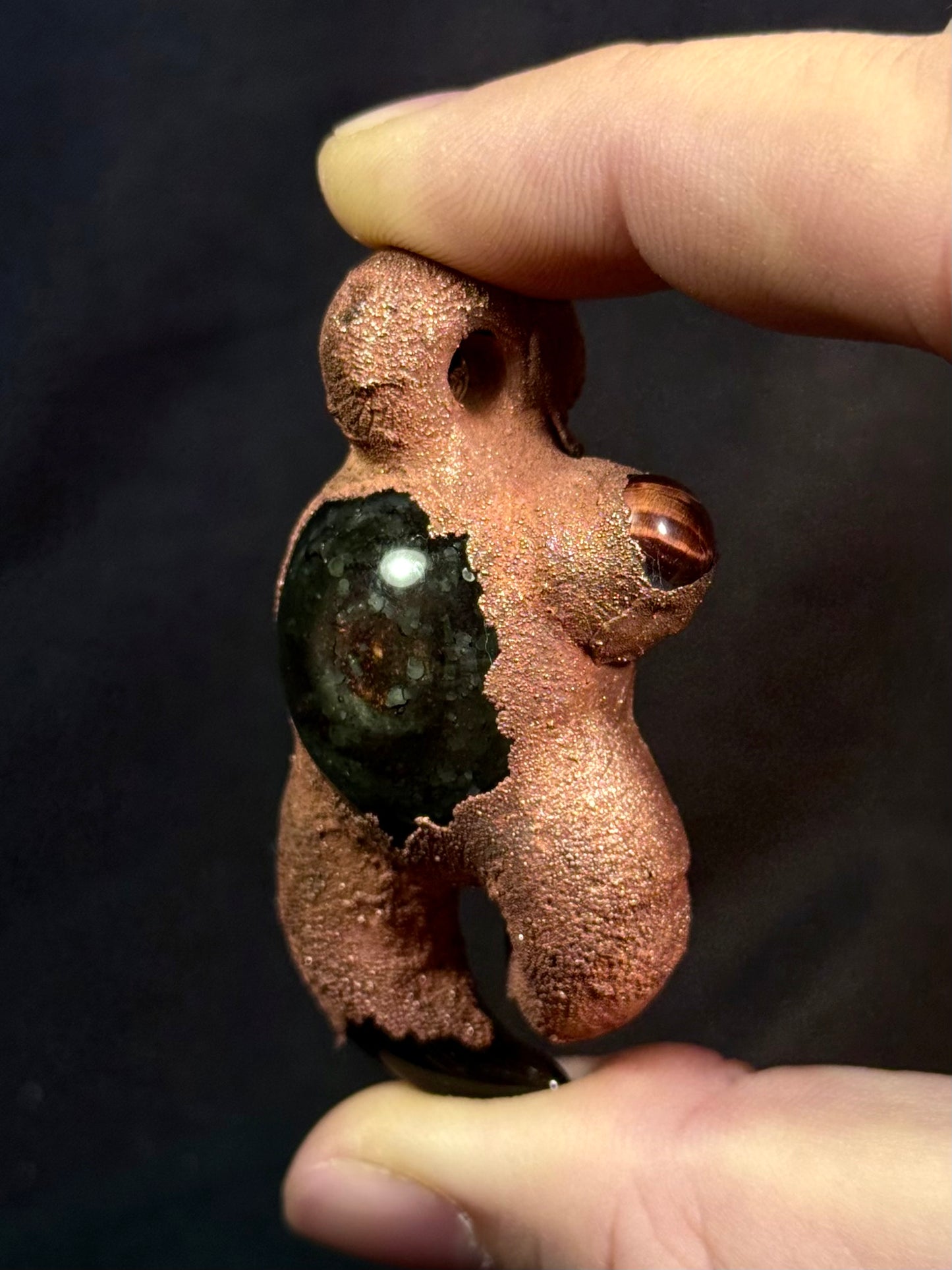 Spikey galaxy amulet