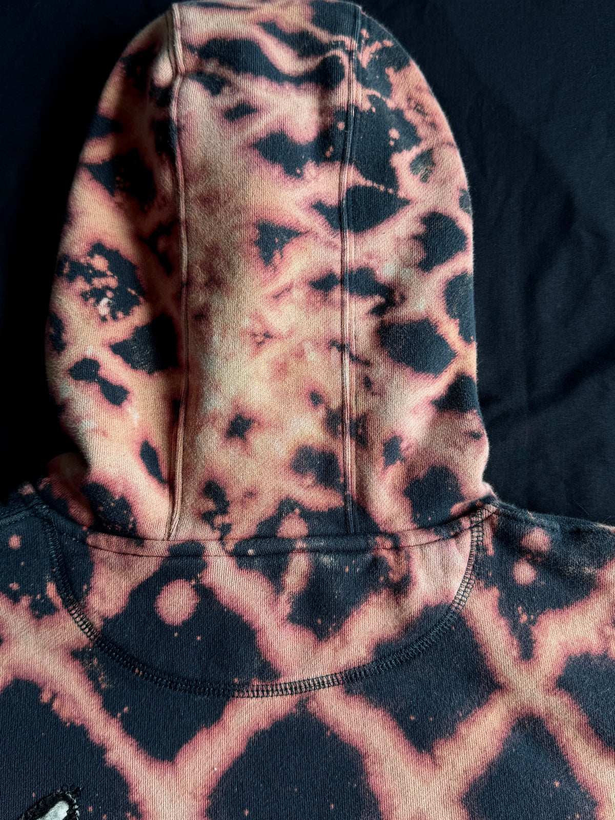 ONI bleach dyed hoodie