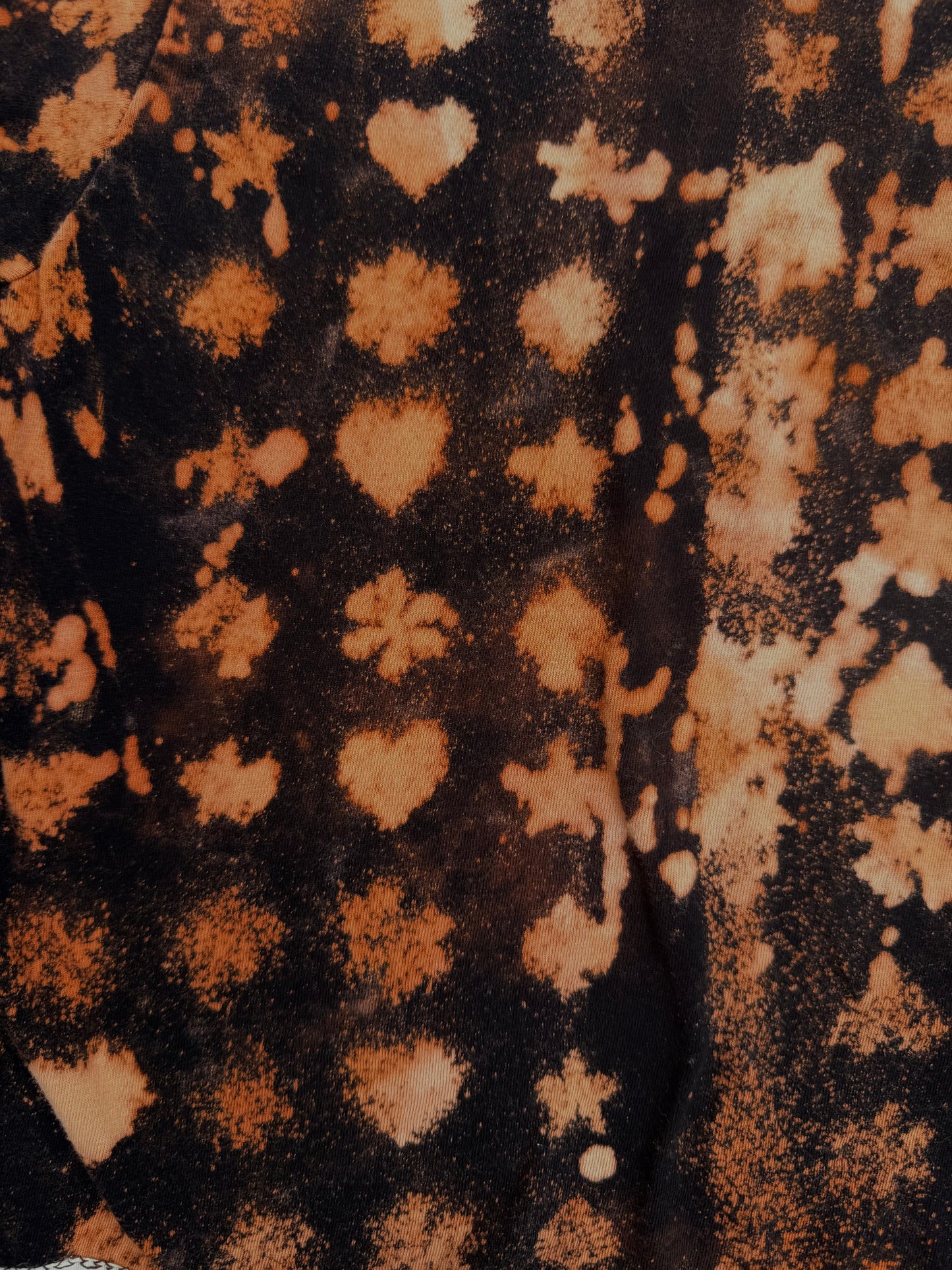 All seeing billy skull bleach dyed t shirt