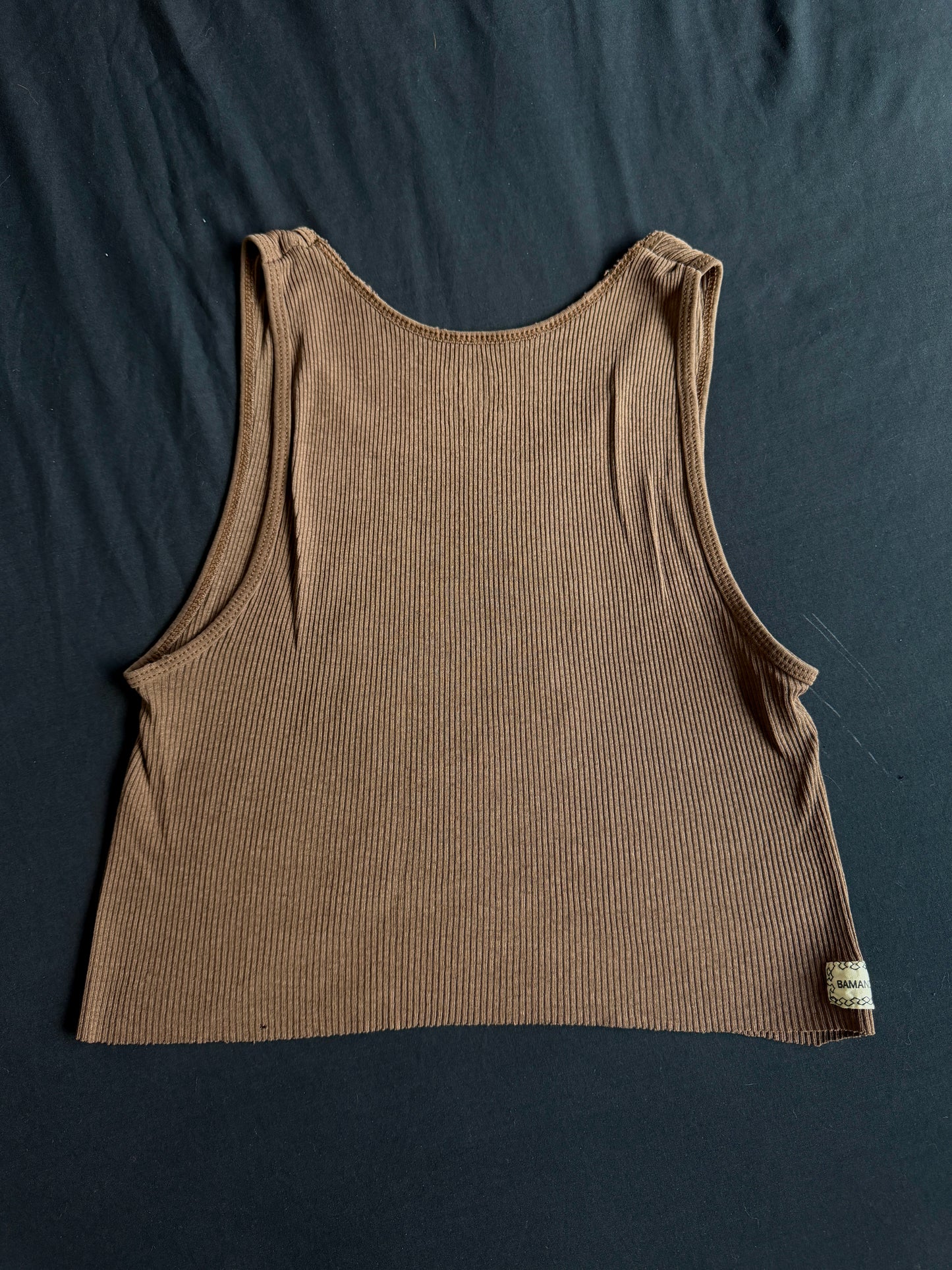 Spiral friend patch tank top