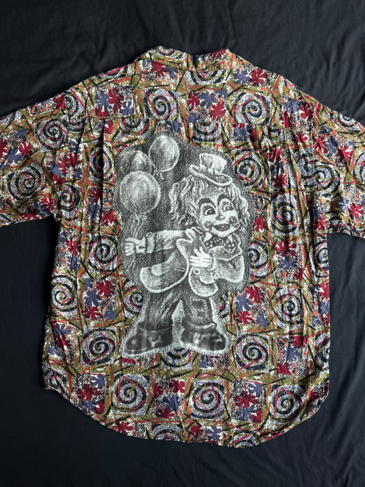 Clown button up short sleeve