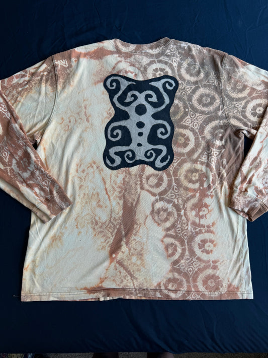 Snail carhartt bleach dyed long sleeve